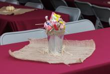 tabletop candy arrangement